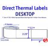 2.25" x 4" Thermal Labels