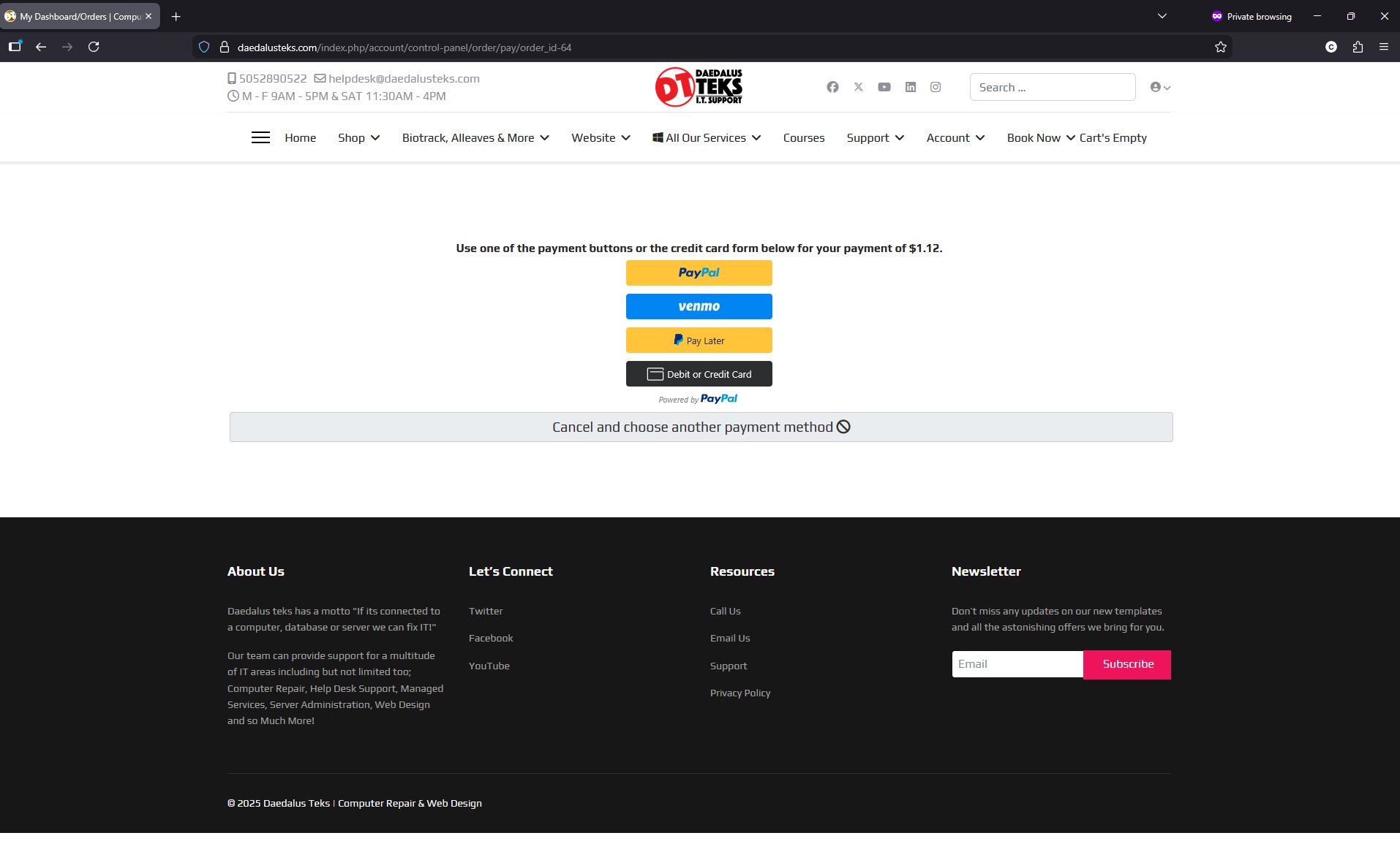 Select Payment Method